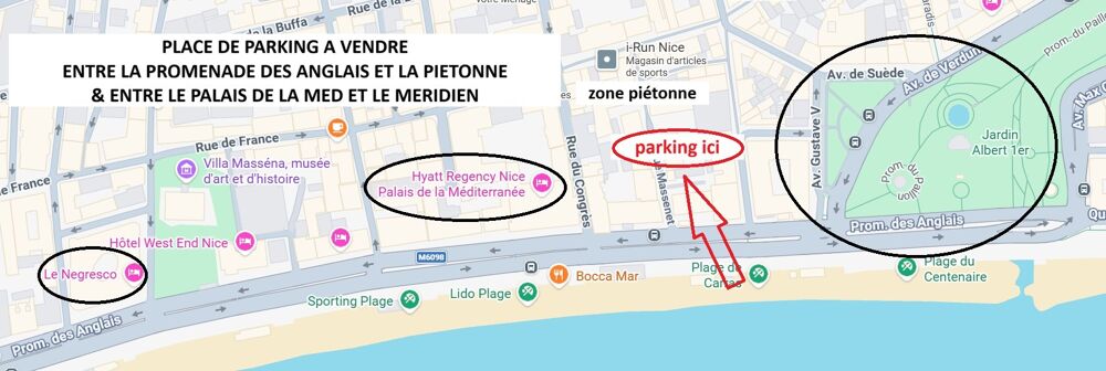 Vente Parking/Garage Parking intérieur Nice