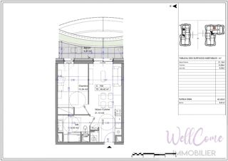  Appartement à vendre 2 pièces 40 m²
