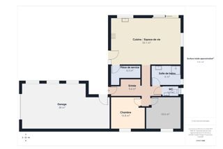  Maison � vendre 3 pi�ces 77 m�