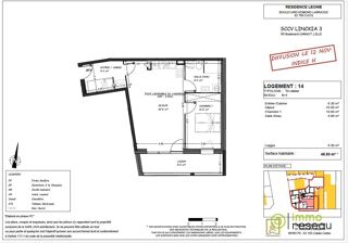  Appartement à vendre 2 pièces 53 m²