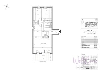  Appartement à vendre 4 pièces 81 m²