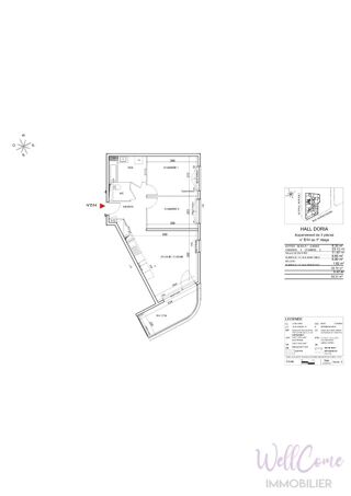  Appartement � vendre 3 pi�ces 58 m�