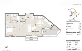  Appartement � vendre 2 pi�ces 50 m�