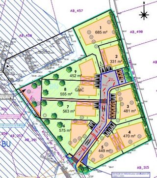  Terrain  vendre 452 m