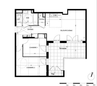  Appartement � vendre 3 pi�ces 65 m�