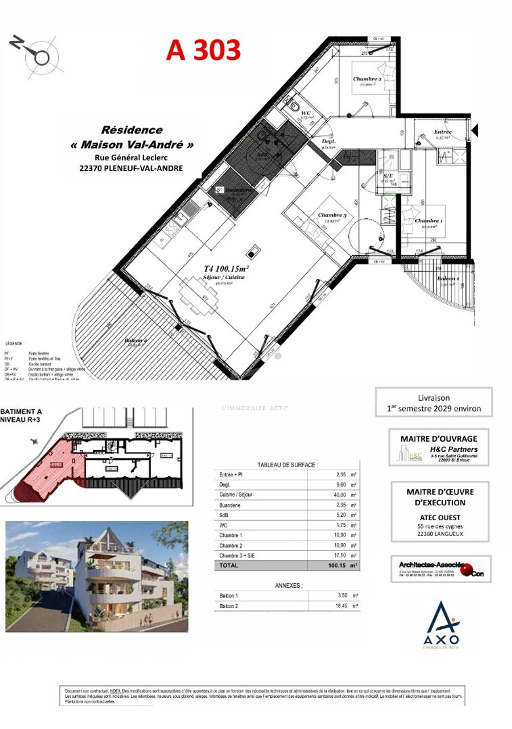 Vente Appartement Appartement neuf Pleneuf val andre