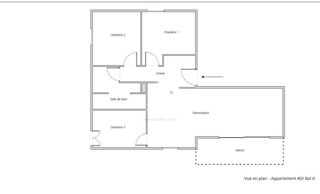  Appartement à vendre 4 pièces 65 m²