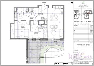  Appartement � vendre 3 pi�ces 75 m�