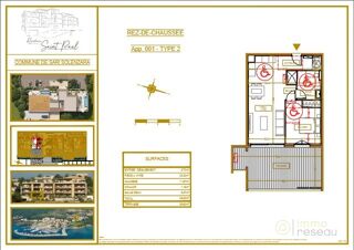  Appartement � vendre 2 pi�ces 48 m�