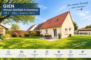 Maison 6 pièces 118 m² · à Gien · 118 m² · 194 500 €