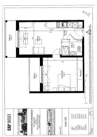  Appartement � vendre 2 pi�ces 42 m�