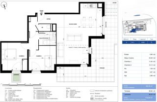  Appartement à vendre 3 pièces 69 m²