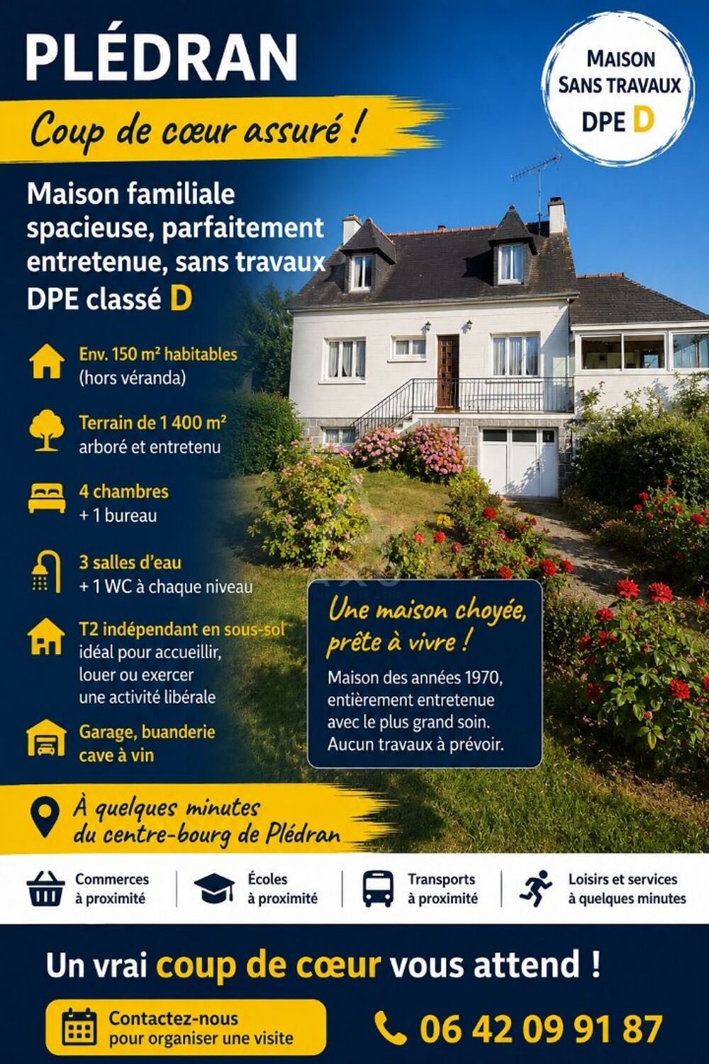 Maison 7 pièces 150 m² · à Pledran · 150 m² · 260 000 €