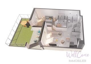  Appartement à vendre 2 pièces 42 m²