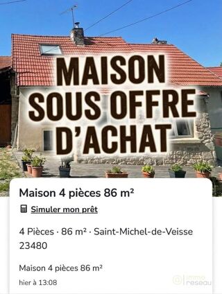  Maison à vendre 4 pièces 86 m²