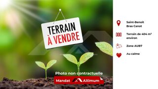  Terrain  vendre  Saint benoit
