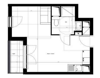  Appartement � vendre 1 pi�ce 30 m�