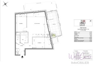  Appartement � vendre 3 pi�ces 58 m�