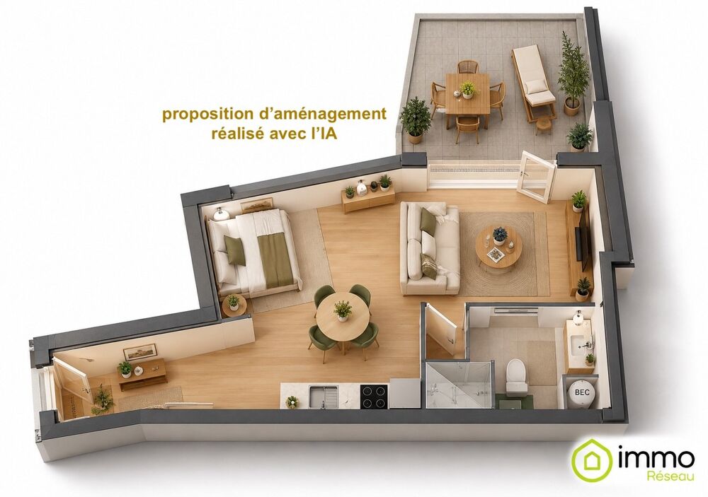 Vente Appartement Appartement en frais réduits Cucq