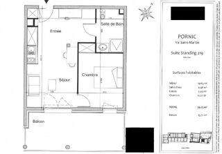  Appartement � vendre 2 pi�ces 39 m�