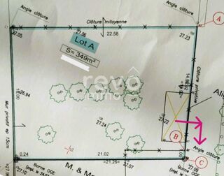  Terrain  vendre 349 m