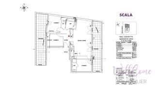  Appartement  vendre 4 pices 80 m