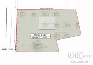  Terrain à vendre 953 m²