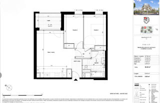  Appartement à vendre 3 pièces 60 m²