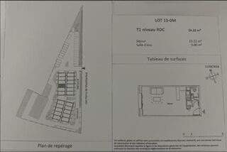  Appartement � louer 1 pi�ce 