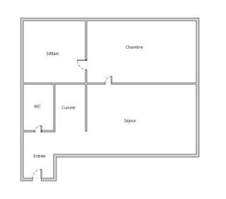  Appartement à louer 2 pièces 40 m² Bordeaux