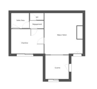  Maison � louer 2 pi�ces 