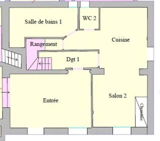  Maison à louer 4 pièces 96 m²