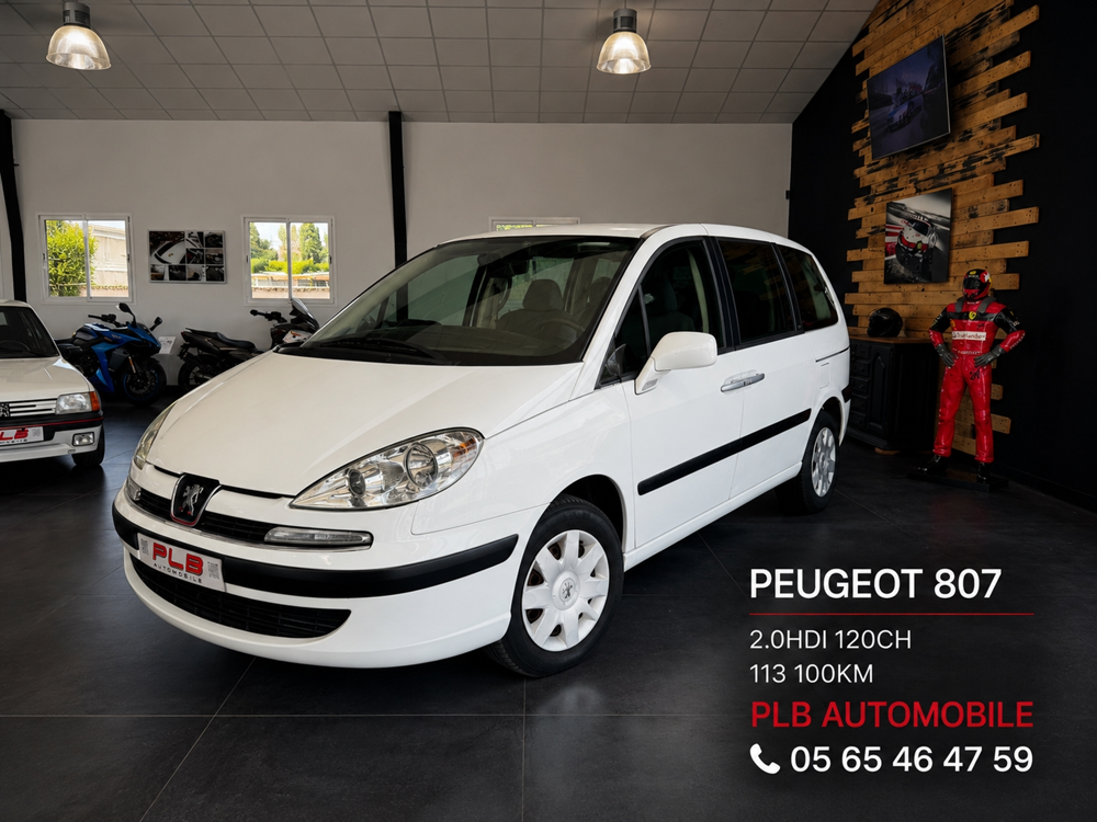 807 2.0 HDI 120CH 7 PLACES PLB AUTO 2007 occasion 12000 RODEZ