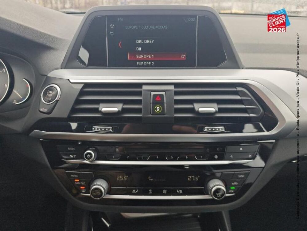 X3 xDrive20dA 190ch Lounge Euro6d-T 2018 occasion 67800 Bischheim