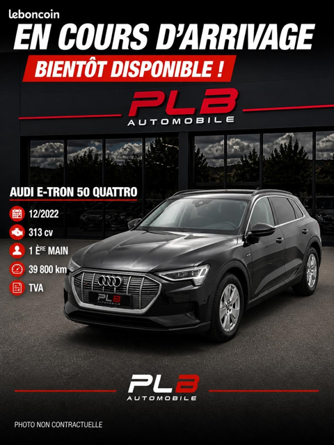 Audi E-TRON 50 313CH E-QUATTRO 2022 occasion RODEZ 12000