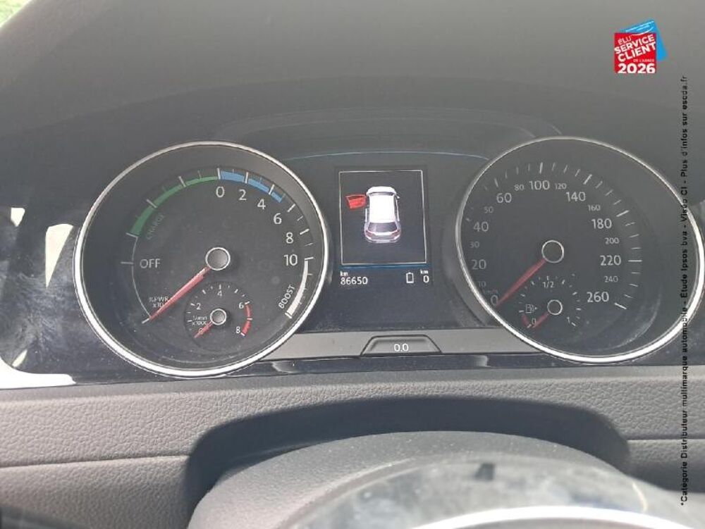 Golf 1.4 TSI 204ch Hybride Rechargeable GTE DSG6 Euro6d-T 5p 8cv 2020 occasion 25770 Franois
