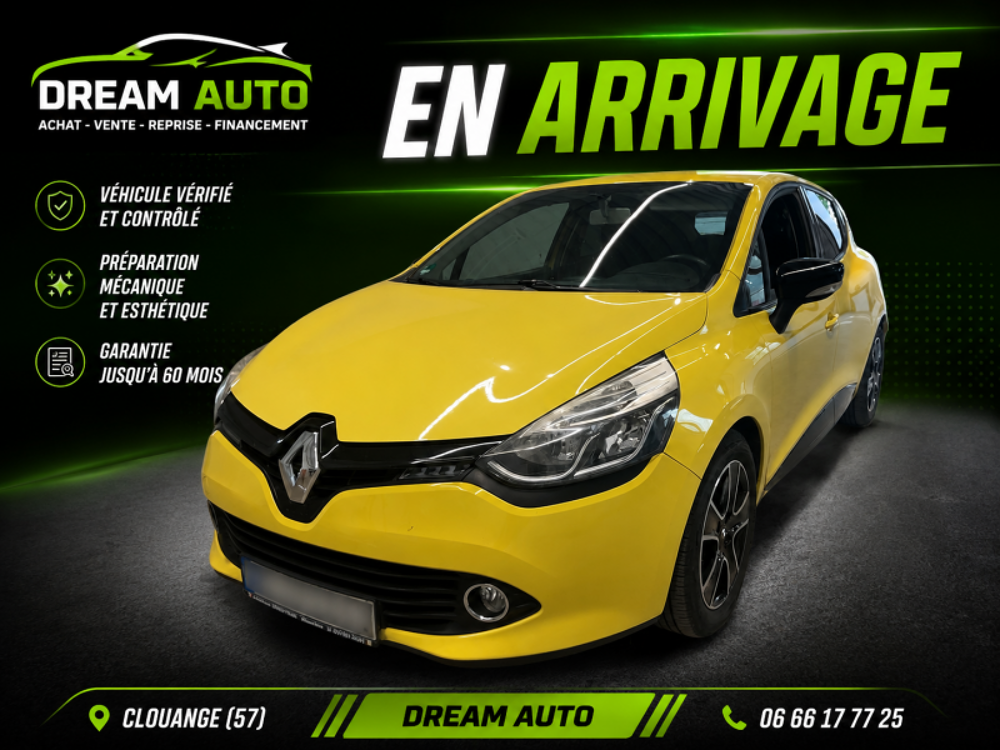 Clio IV 1.5 DCI 90CH ENERGY ZEN ECO&sup2; 90G 2013 occasion 57185 CLOUANGE