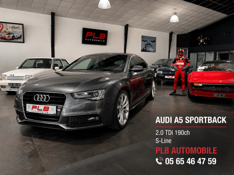 Audi A5 2.0 TDI 190CH S-LINE 2015 occasion RODEZ 12000