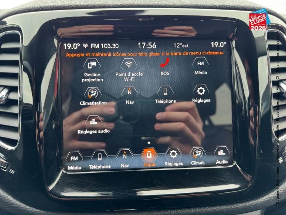 Compass 1.3 GSE T4 150ch Limited 4x2 BVR6 2020 occasion 57970 Illange