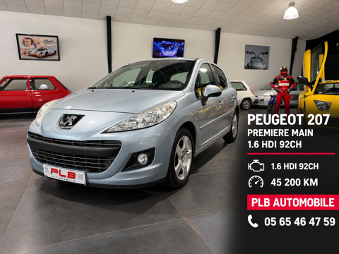 Peugeot 207 1.6 HDI 5P PREMIERE MAIN 44910 KM