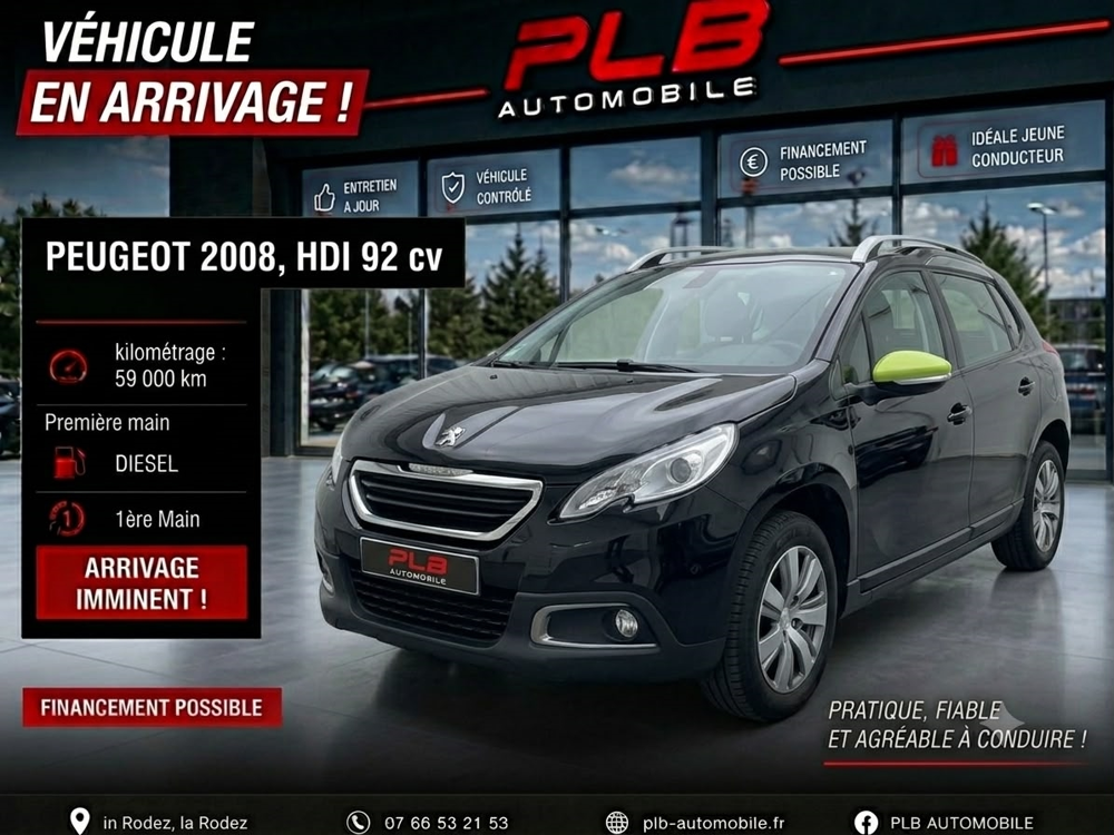 2008 1.6 E-HDI92 BUSINESS PREMIERE MAIN 59 000 KM 2015 occasion 12000 RODEZ