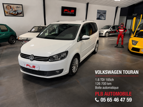 Volkswagen Touran 1.6 TDI 105CH CUP DSG7 PLB AUTO 2014 occasion RODEZ 12000