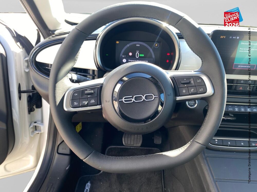 Fiat 600 e 156ch 54kWh Ic&ocirc;ne 2026 occasion 68110 Illzach