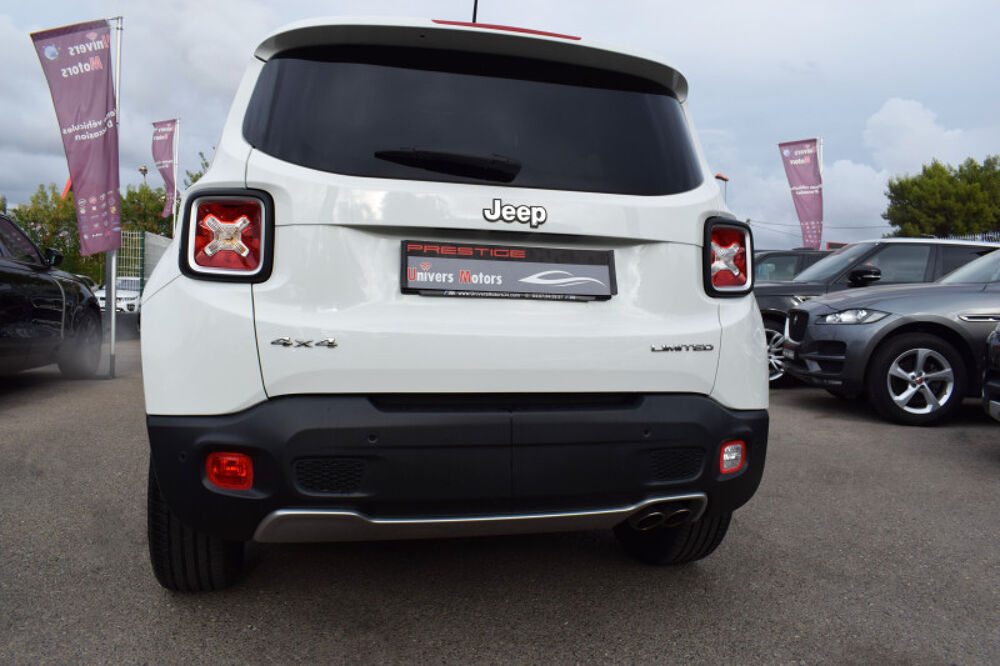 Renegade 2.0 MULTIJET S&S 140CH LIMITED 4X4 BVA9 2016 occasion 34740 Vendargues