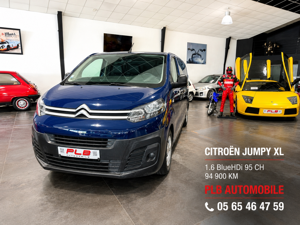 Jumpy XL 1.6 BLUEHDI 95CH CONFORT EAT6 PLB AUTO 2016 occasion 12000 RODEZ