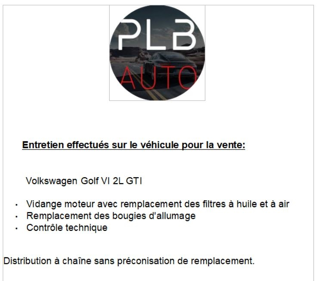 Golf 2.0 TSI 210CH GTI 5P PLB AUTO 2009 occasion 12000 RODEZ