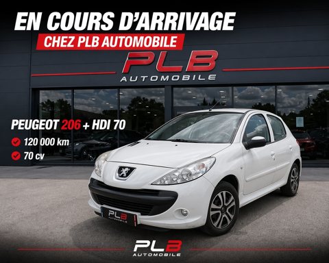 Peugeot 206 1.4 HDI FAP TRENDY EURO5 5P PLB AUTO BIENTOT DISPONIBLE 2010 occasion RODEZ 12000