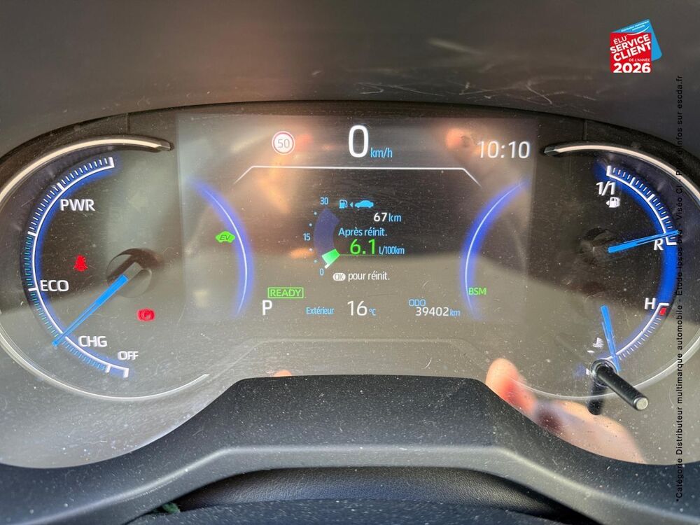 RAV 4 Hybride 218ch Lounge 2WD MY21 2022 occasion 25000 Besan&ccedil;on