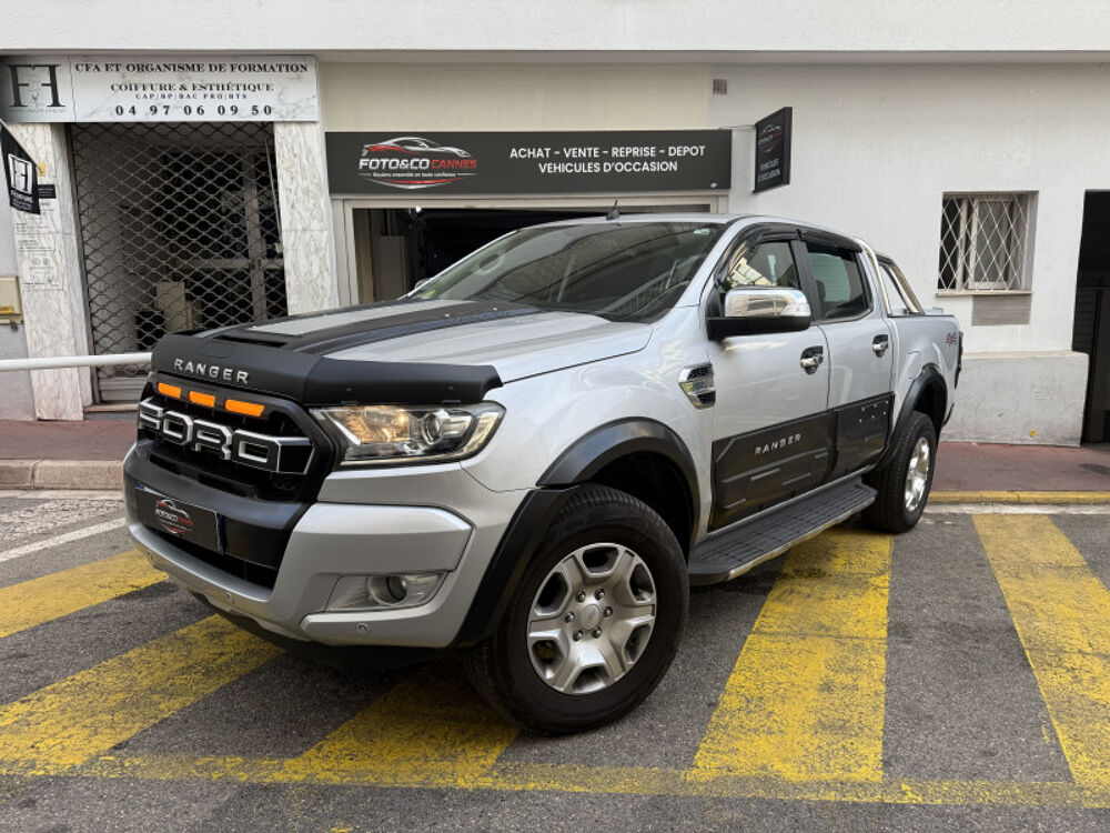 Ranger 3.2 TDCI 200CH DOUBLE CABINE LIMITED BVA 2018 occasion 06400 Cannes