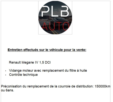 Megane IV 1.5 DCI 110CH ENERGY BUSINESS 2017 occasion 12000 RODEZ